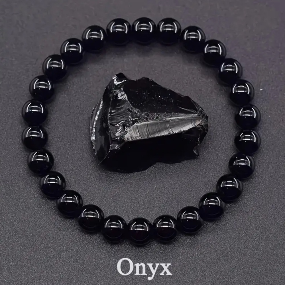 ✴️New✴️Onyx Black Beaded Bracelet (2/$15)
